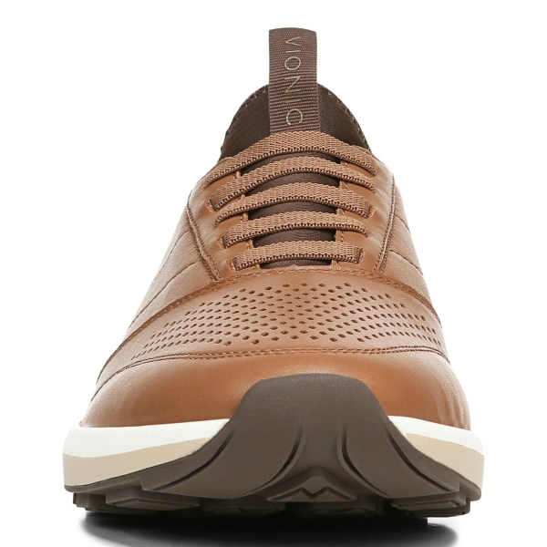 Vionic Trainers Ireland - Trent Sneaker Brown - Mens Shoes Ireland | LROKU-8406